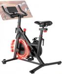 DeerRun Exerciser Bike, Adjustable Magnetic Resistance Indoor Stationary Bike,Fitness Stationary Bike Cycling Bike with Remote Control, Exercise Equipment for Home 300lbs Weight Capacity