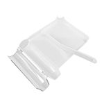 Right Hand Pill Counting Tray with Spatula (White, L Shape)