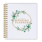 The Complete Wedding Planner Green Floral - UK Bridal Planning Book Journal & Organising Diary, Engagement Gift, Countdown Calendar
