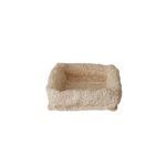 Creative Co-Op Small Loofah Soap Dish, Natural