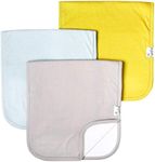 "Copper Pearl Baby Burp Cloth Large 21''X10'' Size Premium Absorbent Triple Layer 3 Pack Gift Set"Stone" (X002GTRW41)