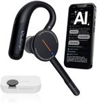 Archer AI Voice Recorder Earpiece, Wireless Single Ear Bluetooth Headset, Meeting Assistant with Transcription, AI Noise Canceling 50dB, AI Transcribe & Summarize with App for Office/Meeting/Driving
