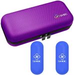 SHBC Insulin Cooler Travel Case for Diabetic Organize Medication Insulated Cooling Bag with 2 Ice Packs Purple