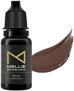 Mellie Microblading Pigment Ink – Blonde 10 ml/.35fl.oz | Medical Grade | No Mixing | Long Lasting Professional Tattoo Ink Best Microblading Pigment for Eyebrows