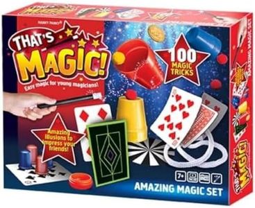 That's Magic Amazing Magic Set - Featuring 100 Fun, Easy Tricks For Young Magicians - Helps Build Child's Motor Skills and Confidence - Includes Props, Videos and Instructions, 7+ Years