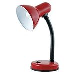 HOMELIFE 35w 'Classic' Flexi Desk Lamp with Versatile Flexible Neck - Integral On/Off Switch - Approx. 34cm Height - L958RD - Cardinal Red