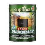 Cuprinol CUPDBBL5L 5 Litre 5 Year Ducks Back - Autumn Black