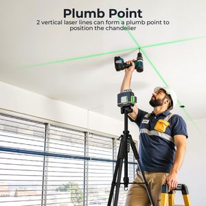 CIGMAN 3D Green Laser Level – Self-Leveling Tool for Construction