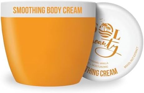Sol Beauty Salted Caramel Vanilla Moisturising Body Cream with Brazil Nut and Buriti Fruit Oil, Firming and Moisturising Vegan Friendly Body Cream 220ml