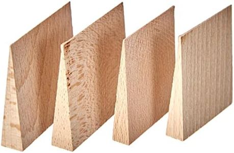 Kraftmann 86678 Wooden Wedges Set, Beige, 4-Piece