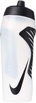 Nike Unisex's HYPERFUEL Water Bottle, Clear/Black/Black/Black, One size