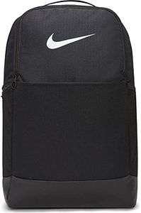 NIKE Brsla, Sports Backpack Unisex Adulto, Black/black/white, Talla Única