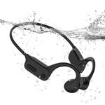 Tayogo Swimming Headphones IPX8 Waterproof, Bone Conduction Open-Ear Headphones for Swimming, 32GB MP3 Player & Bluetooth 5.4, Lightweight Sport Headset for Running Cycling Workout