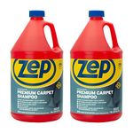 Zep Premium Carpet Cleaner Shampoo - 1 Gallon (Case of 2) ECZUPXC1282 - Pro Strength Deep Cleaning and Stain Removal, Restores and Renews Worn and Soiled Carpets