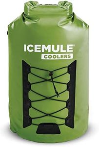 ICEMULE Pro XLarge Collapsible Backpack Cooler – Hands Free, 100% Waterproof, 24+ Hours Cooling, Soft Sided Cooler for Hiking, Camping, Fishing & Picnics, 33 Liter, Fits 32 Cans + Ice, Olive