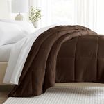 Linen Market King Comforter (Chocolate) - Bring Luxury Home with Our Soft and Lightweight Down Alternative Comforters King Size - Can Also fit as California King Size Beds