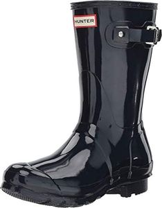 Hunter Womens Original Short Mid-calf Boots Blue