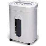 Aurora Heavy Duty Anti-Jam 15-Sheet Crosscut Shredder/60 Min Run Time/ 6-Gallon Pullout Basket, White