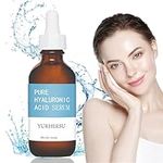 Hyaluronic Acid Serum for Skin 100% Pure Skin Care - Hyaluronic Acid Serum for Hydrated Nourishing - Anti-Aging Serum for Firming Repairing -Non-greasy - to Plump and Smooth for All Skin Types