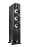 Polk Audio Signature Elite Es60 Tower Speaker-Hi-Res Audio Certified And Dolby Atmos & Dts:X Compatible,1" Tweeter & Three 6.5" Woofers,Power Port Technology For Effortless Bass,Stunning Black-Wired