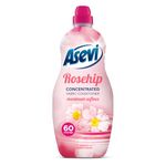 Asevi Fabric Softener, Laundry Conditoner, Liquid Fabric Softener, 1380ML, 60 Washes, Rosehip