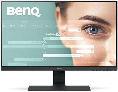 BenQ GW2780 27 Inch 1080p Eye Care LED IPS Monitor, Anti-Glare, HDMI, B.I. Sensor for Home Office - Black