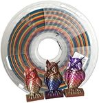 Silk PLA Fast Color Gradient Change Rainbow Filament Multicolored pla 1.75mm 1kg Shiny Metallic Color Metal pla Filament 3D Printer CC3D Filament