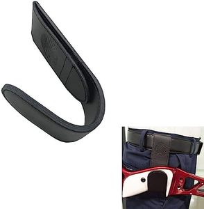 SHARROW - Soporte de Piel para Arco y Arco, Negro