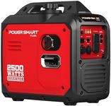 PowerSmart 2500W Portable Inverter Generator, Whisper Quiet Generator for Camping, Emergency Use, Lightweight 39.7lbs(18kg), Red & Black