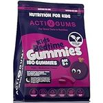 Kid's Bedtime 180 Vegan Gummies. Blackcurrant Flavour. Resealable & Recyclable Pouch for Sleep & Rest. Contains Vitamin B6, Montmorency Cherry, Chamomile. Suitable for Ages 5+. Melatonin & 5HTP Free.