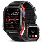 KOSPET Smart Watch for Men - (Answer/Make Calls) Rugged Military Designed, 50M Waterproof, 70+ Sports Modes, AI Voice Assistant, 1.85" HD Display, Compatible for Android and iOS