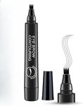 Eyebrow Contouring Pencil Waterproof Eyebrow Pen - Eyebrow Pencil with a Micro-Fork Tip Applicator - Creates Natural Looking Brows Makeup Effortlessly (BLACK)