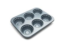 Fox Run Brands 4461 Fluted Muffin and Cupcake Pan, Non-Stick