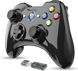 EasySMX Wireless Gaming Controller, Dual-Vibration Joystick Gamepad Computer Game Controller for PC Windows 7/8/10, PS3, Android TV, Switch