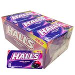 HALLS Mixed Berry Flavoured Candy - 18 Pack, 18 x 22.4 g