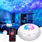 Star Projector, Elec3 Smart Galaxy Projector Works with Alexa, Google Assistant, Smart App Ocean Wave Night Light Projector with LED Nebula Galaxy Remote Control Music Speaker for Bedroom Party Decor