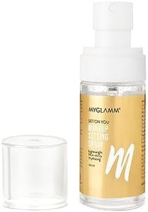 MyGlamm Set On You Setting Spray (60ml) | Long Lasting Makeup Fixer Spray for All Skin Types & Contains Hyaluronic Acid, Niacinamide & Aloe Extract