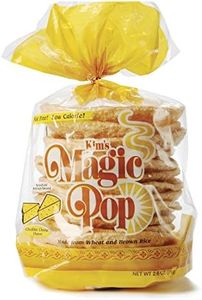 Kim's Magic Pop Cheddar Cheese Flavor 12-Pack: Freshly Popped Rice Cakes, Healthy Grain Snack, 0 Weight Watchers Point