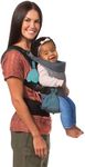 Infantino Go Forward Evolved Carrier - Ergonomic face-in and face-Out, Front and Back Carry, for Newborns and Toddlers 8-40 lbs, 1 Count (Pack of 1)