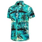EUOW Men's Hawaiian Shirt Short Sle