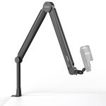 IXTECH Mic Arm Premium Boom Arm 360° Rotatable Microphone Arm Mic Boom Arm with Desk Mount, Fully Adjustable, for Podcast, Video, Gaming, Radio, Studio, Recording, Sturdy and Universal VALIANT Model