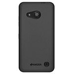 Amzer Pudding Soft Gel TPU Skin Fit Case Cover for Microsoft Lumia 550-Retail Packaging, Black