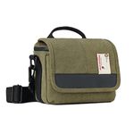 Besnfoto Camera Bag Small Mirrorless Camera Shoulder Bag Purse Waterproof Canvas Cute Compact Camera Messenger Bag Case for Women and Men