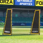 FORZA Steel42 Goal Rebounder Net Kit – Football Training Aid with Durable Double-Sided Net & Side Sheets for Solo Practice & Team Drills - GOAL NOT INCLUDED (8ft x 6ft)