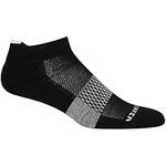 Icebreaker Women's Multisport Light Cushion Micro Sock, Black/Snow/Metro Heather, S