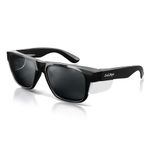 SafeStyle Fusions Black Frame Polarized Lens, Black, One Size