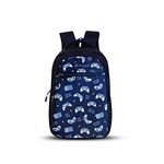 HYDER 35L Gamepad Printed Latest And Trendy Stylish Waterproof College/Casual/School Bag/Backpack For Kids, Boys, Girls, Men And Women | Best Bags For Everyday Use (Navy Blue)