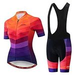 Women's Cycling Jersey Sets Bib Shorts Summer Bike Clothing Bicycle Clothes, B1jp2015, Medium