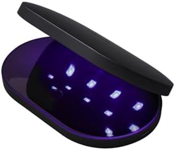 ohora Pro Portable Gel Lamp (Black) - 11W Max, Timer (60s), Portable Lamp for Curing Gel Nail Art, Polish, Stickers and Strips