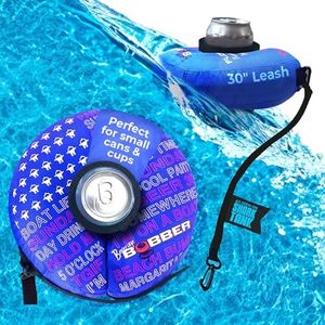 Human Bobber Inflatable Floating Coolers with Storage - Floating Drink Holder Cooler Prime Beverage Holder Small for 12-18oz Tumbler